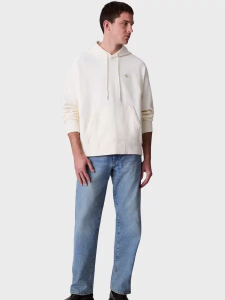 Махрова толстовка Calvin Klein Jeans біла