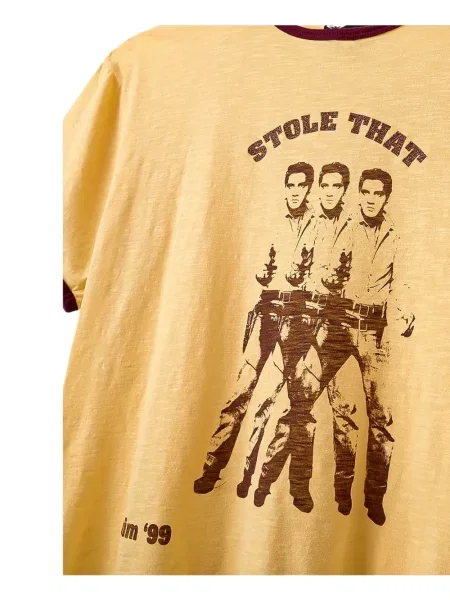 Tricou Happy Memories Don't Die cu imagine galben
