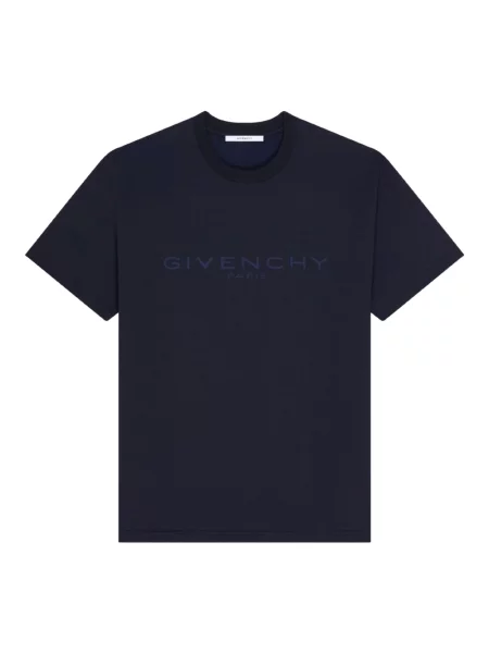 Koszulka Givenchy żakardowa niebieska