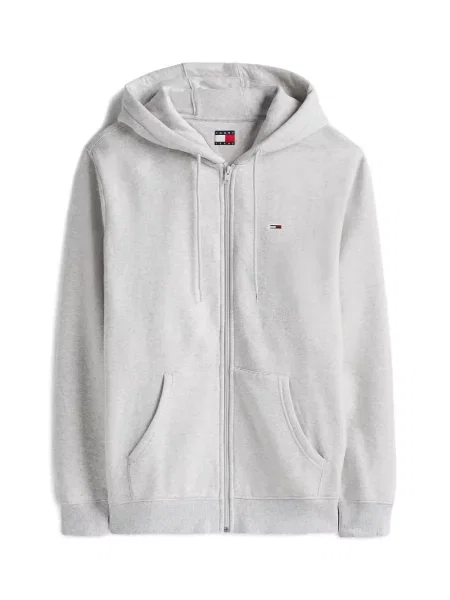 Hanorac cu glugă Tommy Hilfiger gri