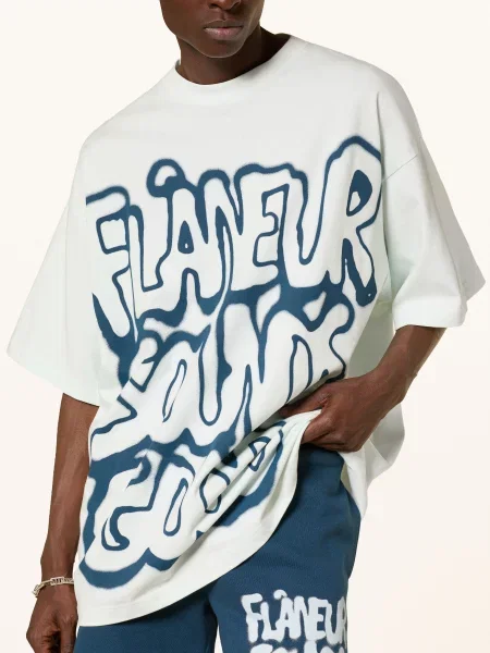 Flâneur Koszulka Oversize Sounds Good blau