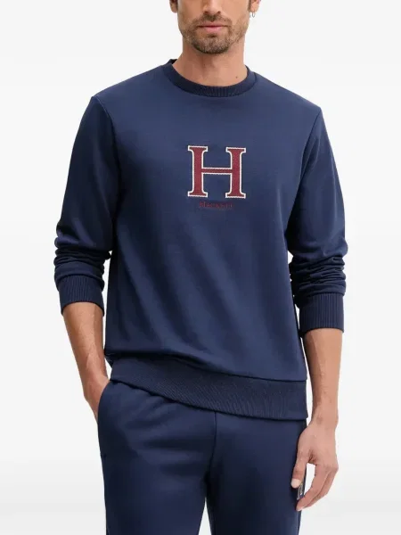 Hanorac crewneck Hackett albastru