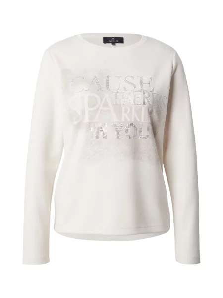 Monari Tricou bej alb