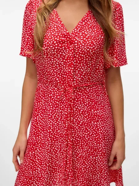 Vero Moda Rochie de vară Roșu alba