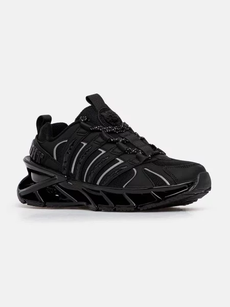 Sneakersy Plein Sport skórzane czarne