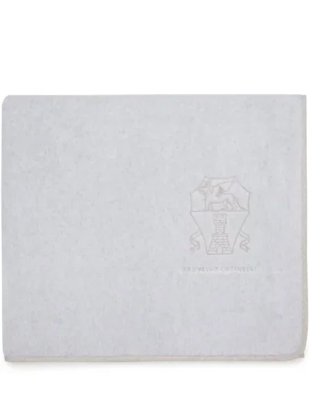 Costum de baie Brunello Cucinelli cu broderie gri