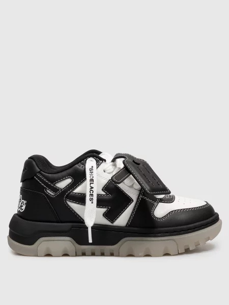 Шкіряні кросівки OOO Chunky Off-white чорні