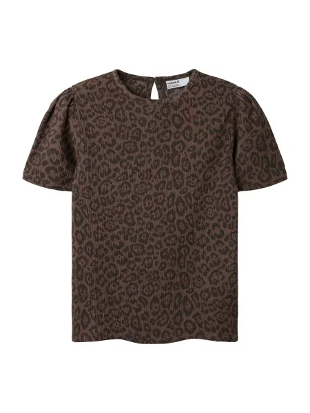 NAME IT Tricou NKFLinna maro negru