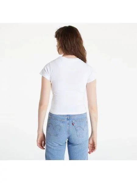 Tričko Karl Kani Small Signature Short Tee bílé