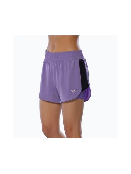Бігові шорти Mizuno пейслі фіолетовий