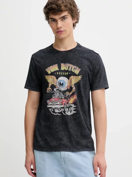Тениска Von Dutch с десен сиво