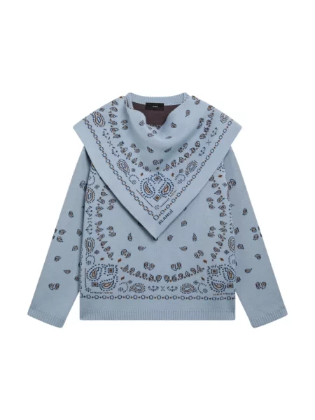 Sweter Alanui żakardowy niebieski