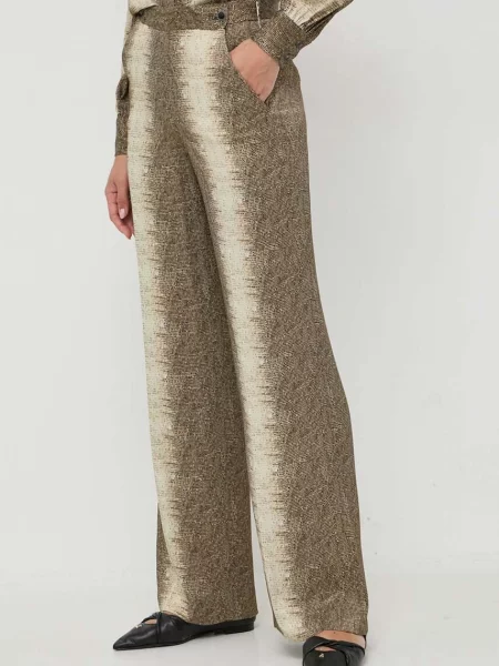 Twinset pantaloni bej