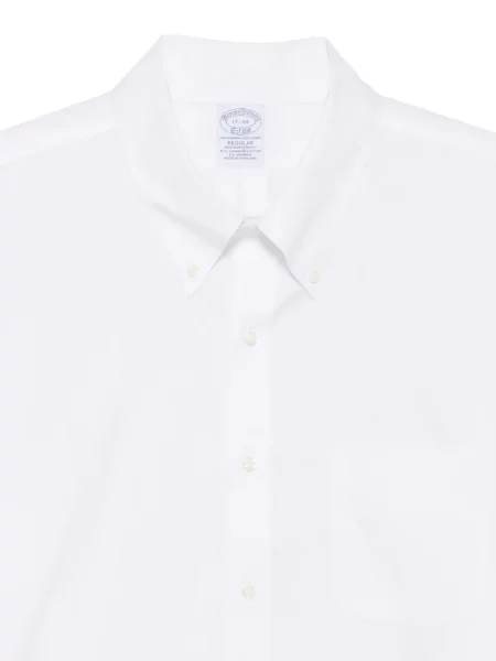 Cămașă Brooks Brothers cu guler nasturi alb