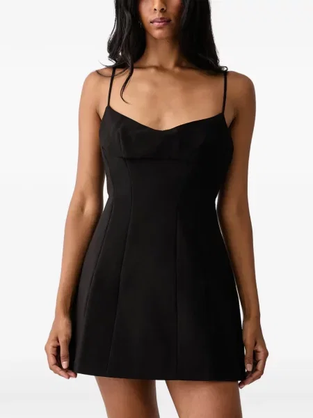 Rochie mini Bardot negru