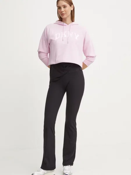 Однотонные леггинсы Dkny черные