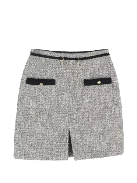 Mini mini suknja Maje od tvida siva