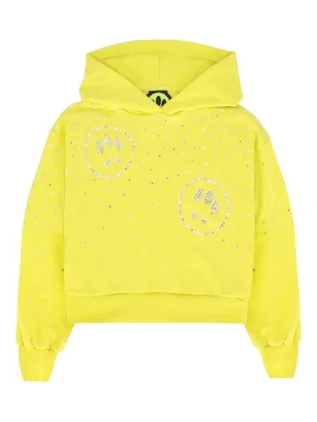 Bluza z kapturem dziecięca Barrow żółta