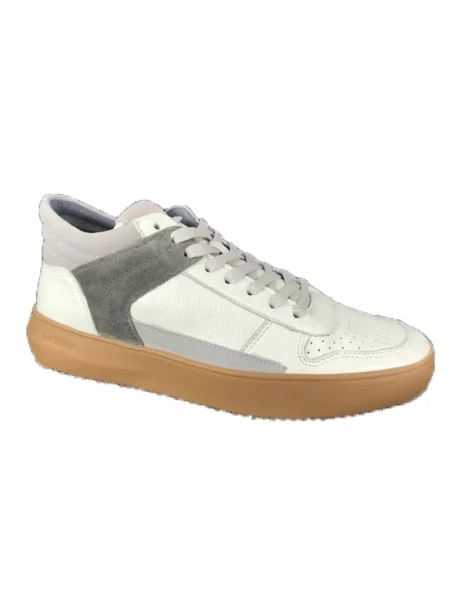 Sneakersy Blackstone skórzane białe
