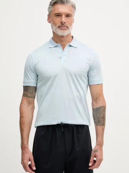 Tricou polo Karl Lagerfeld albastru