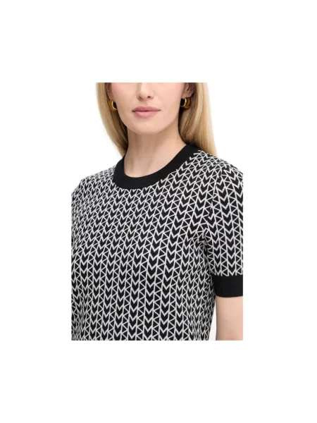 Sweter Michael Kors żakardowy czarny
