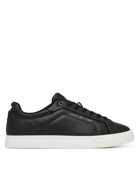 Sneakerși Tommy Hilfiger negru