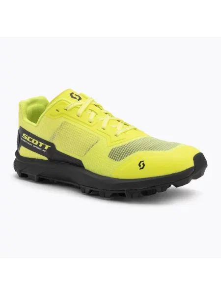 Běžecké boty SCOTT Supertrac Speed RC black/safety yellow černé