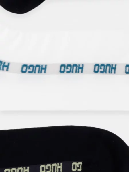 HUGO ponožky 3P AS SIDE TAPE CC černé