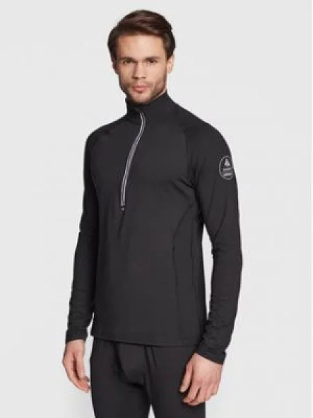 Termo mikina Surfanic Bodyfit Neck černá
