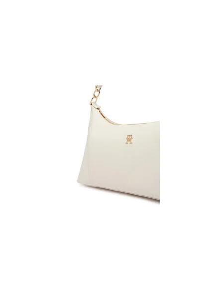 TOMMY HILFIGER Kabelka na rameno Essential svetlobéžová béžová