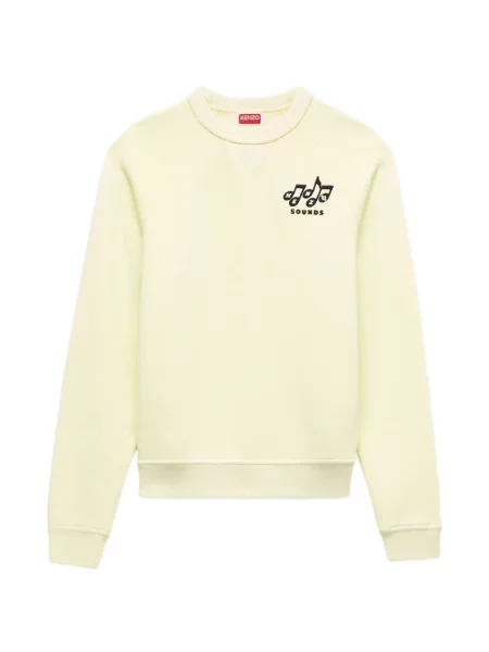 Hanorac Kenzo cu broderie verde