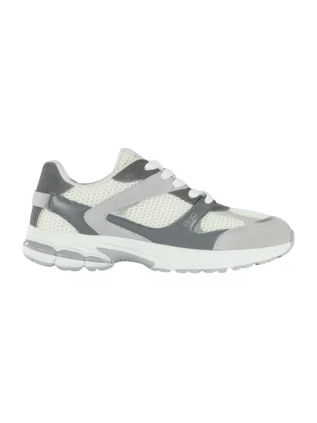 Sneakersy Liu Jo skórzane szare