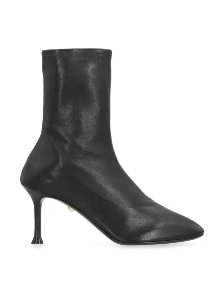 Buty do kostki Alevi Milano skórzane czarne