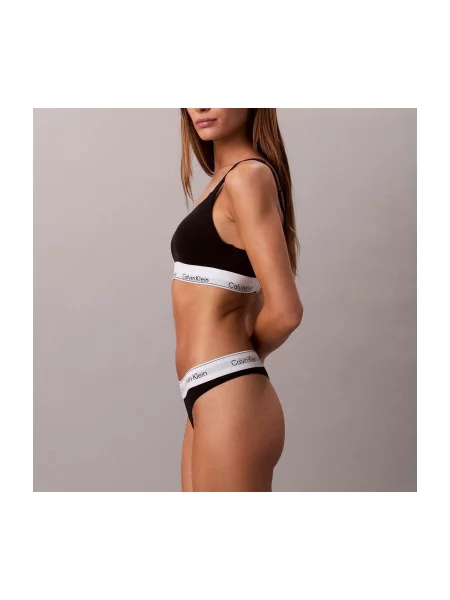 Spodní prádlo Calvin Klein Jeans Ropa Interior Mujer Modèle Lift Bralette Icon Cotton Modal černé