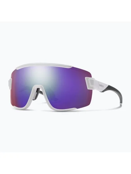 Olcsóbban. Napszemüveg Smith Wildcat white/chromapop violet mirror. Méret: OS