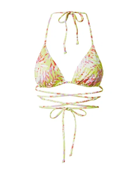 Hunkemöller Sutien costum de baie Marrakesh verde stuf / roz / roșu alb