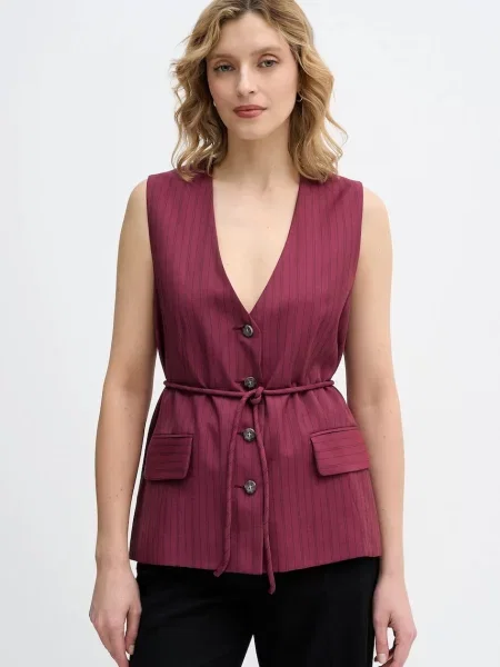 Telovnik Sisley bordo