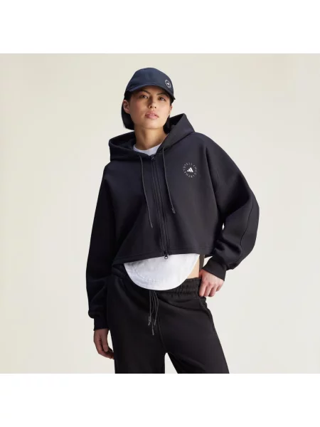Mikina adidas by Stella McCartney Sportswear Cropped černá