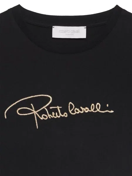 Koszulka dziecięca Roberto Cavalli czarna