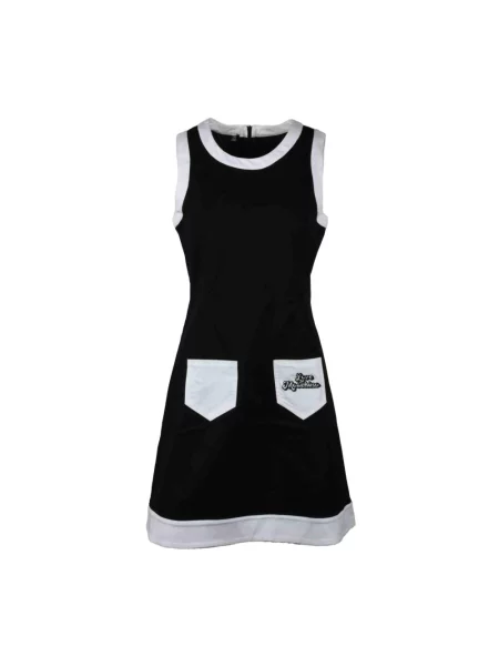 Sukienka mini Love Moschino bez rękawów czarna