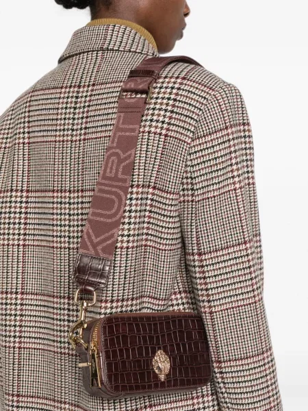 Кожаный боди Kurt Geiger London кафяво