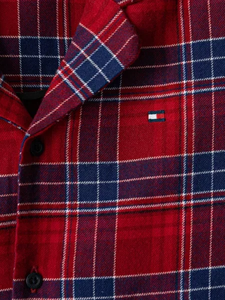 Tommy Hilfiger пижама от две части за деца от червено