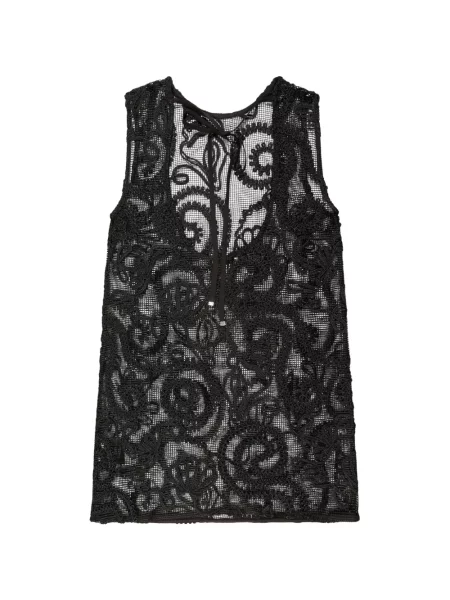 Rochie Ganni cu broderie negru