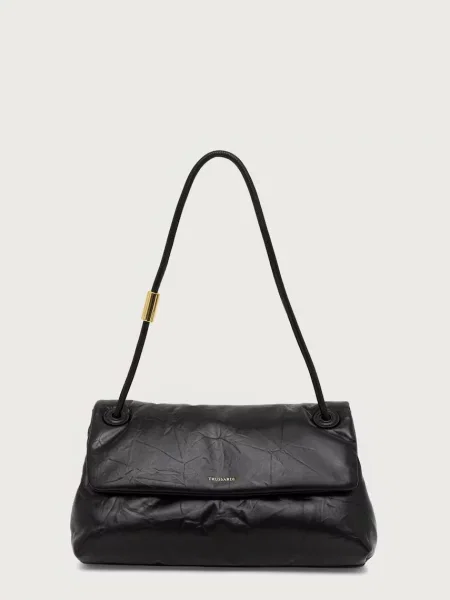Trussardi geantă pentru femei din piele negru
