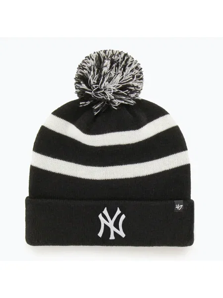 Téli sapka 47 Brand MLB New York Yankees Breakaway black. Méret: OS fekete