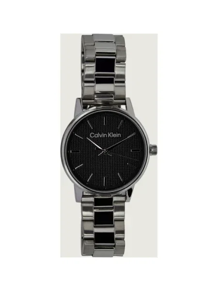 Calvin Klein Ceas analogic Linked negru argintiu