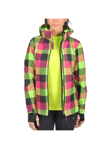 Geacă Peak Mountain softshell roz
