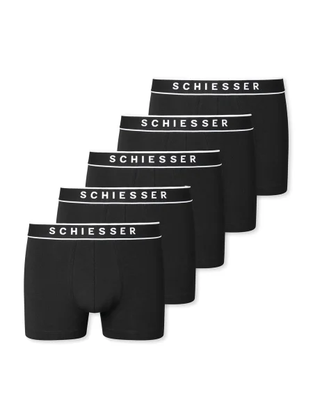SCHIESSER Boxeralsók fekete fehér