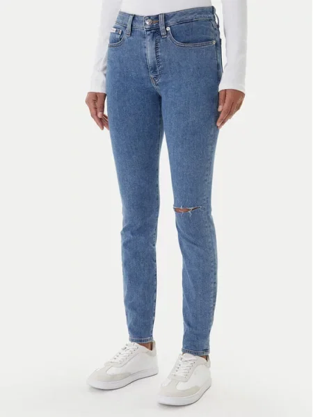 Jeansy Calvin Klein Jeans modré