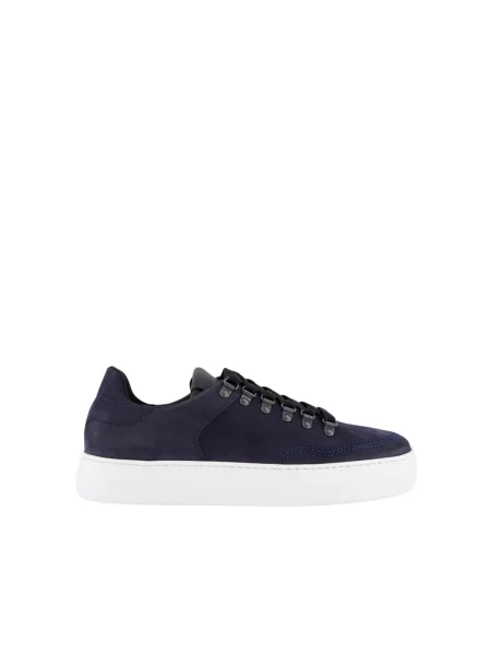 Sneakersy Nubikk skórzane niebieskie